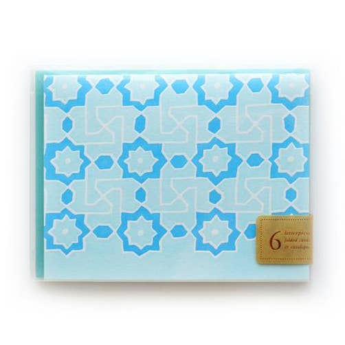 Pakistani Wall Boxed Note Cards | Set of 6 for wholesale by Wild Ink Press