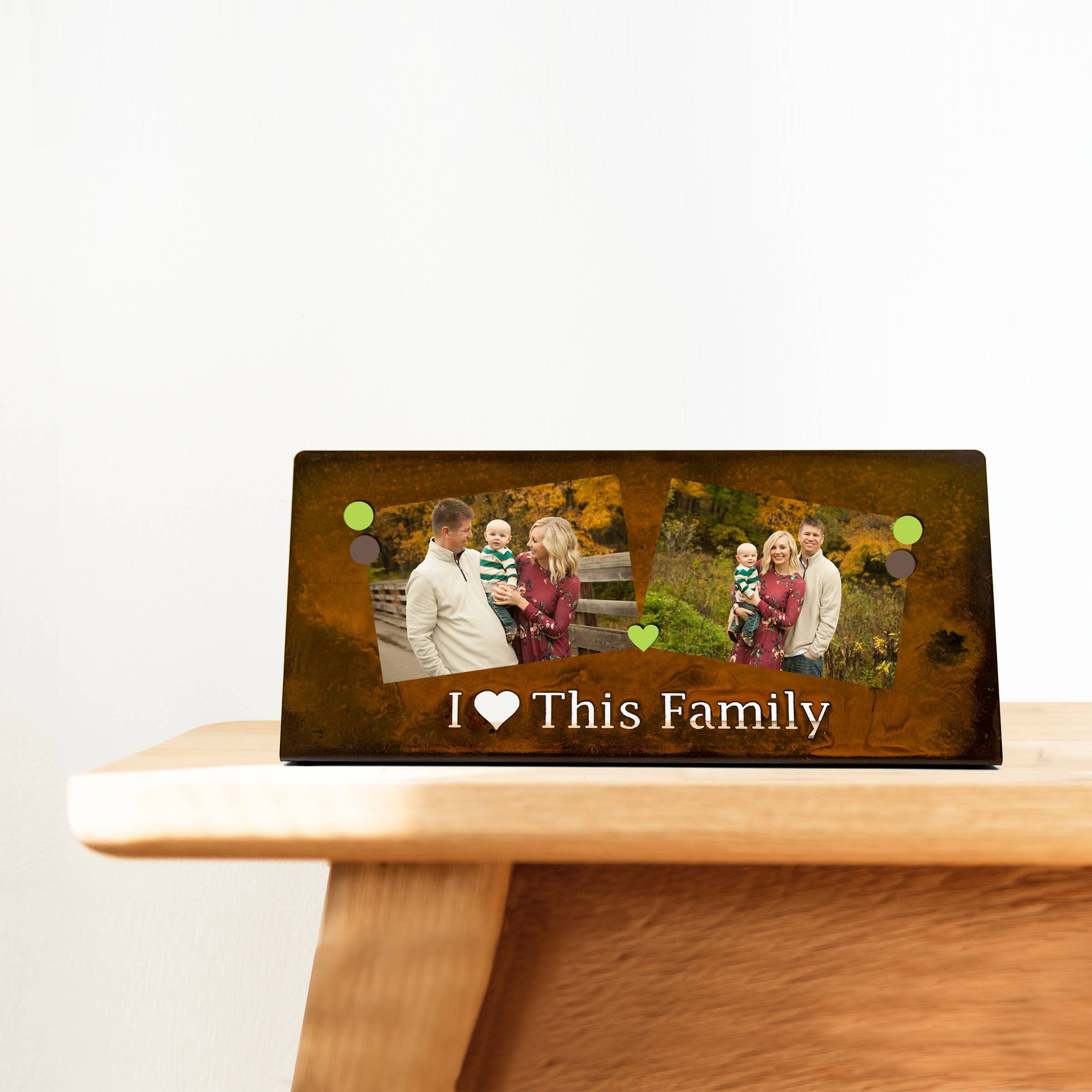 Prairie Dance - Wholesale Picture Frame - I Love This Family Magnetic Frame, Rustic Picture Board4