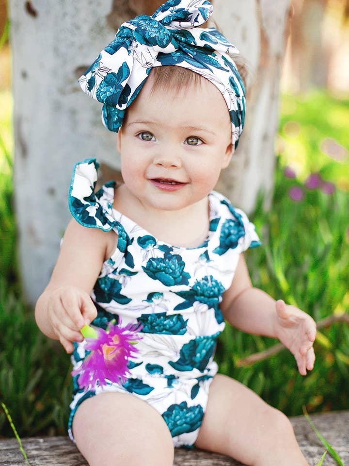 Combinaison de fleurs de Tahiti pour la vente par Kapri Couture Bohemian