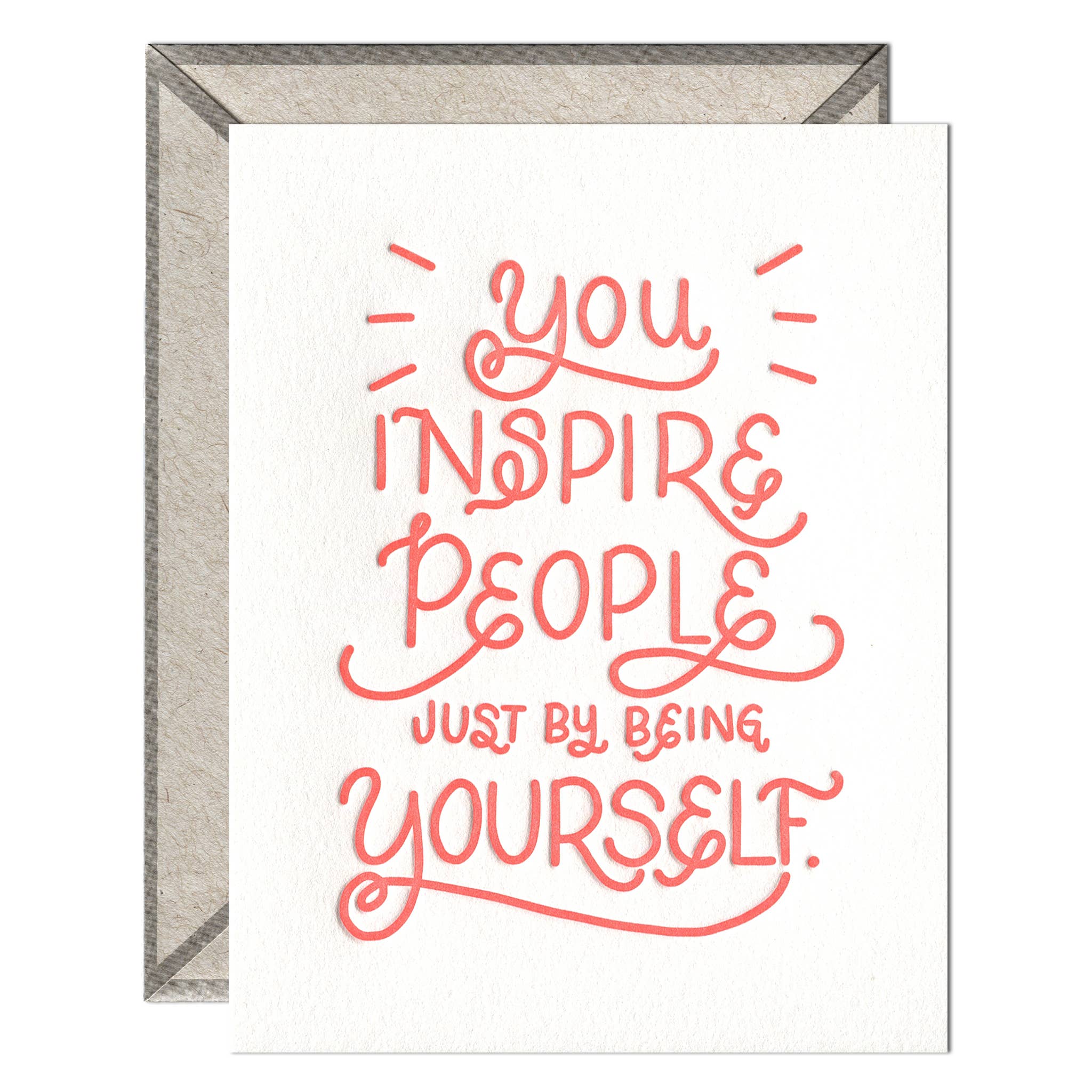 INK MEETS PAPER - Wholesale Encouragement Card - You Inspire - Encouragement card1