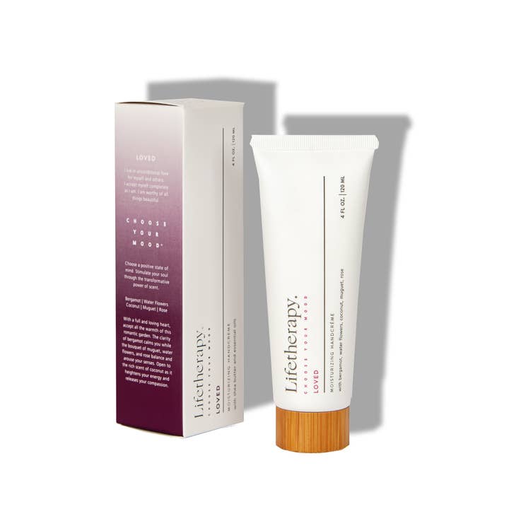 Lifetherapy - Wholesale Hand Cream/Lotion - 4 oz Loved Moisturizing Handcreme