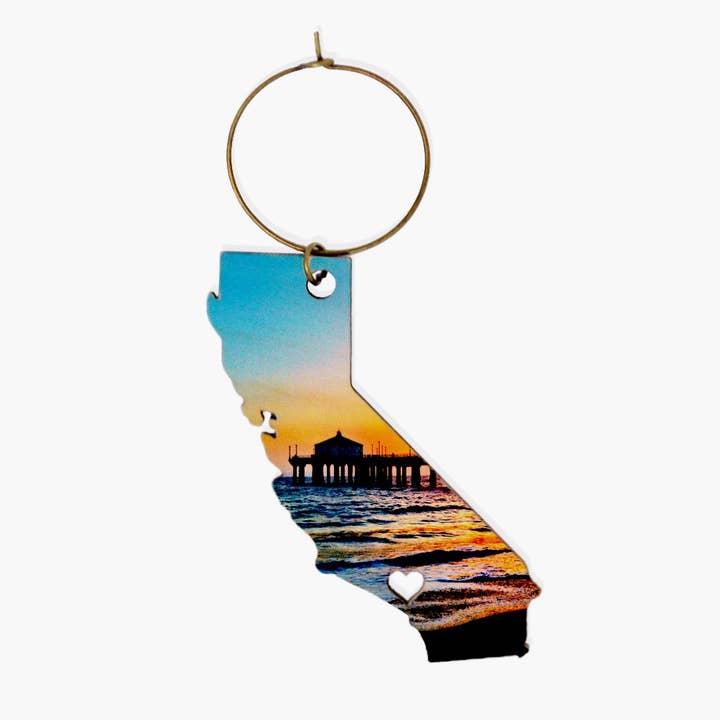 Sweet Flame Wine Charm for wholesale by Simply Grateful