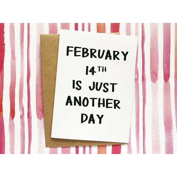 Karte vom 14. Februar für den Großhandel von Honest AF Cards