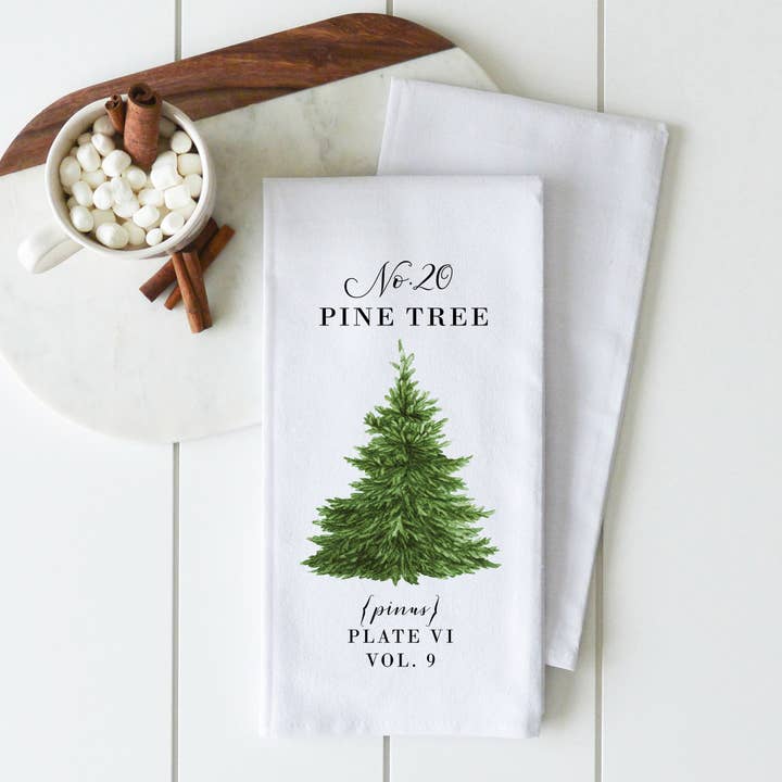 Porter Lane Home - Wholesale Tea Towel - Pine Tree Tea Towel