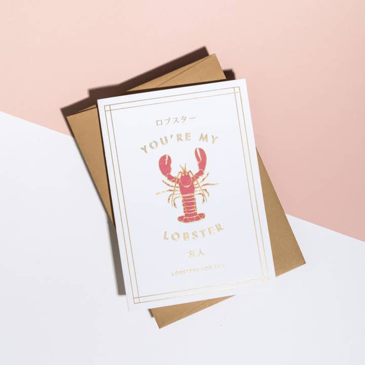 You’re My Lobster Card for wholesale by À L'AISE LTD