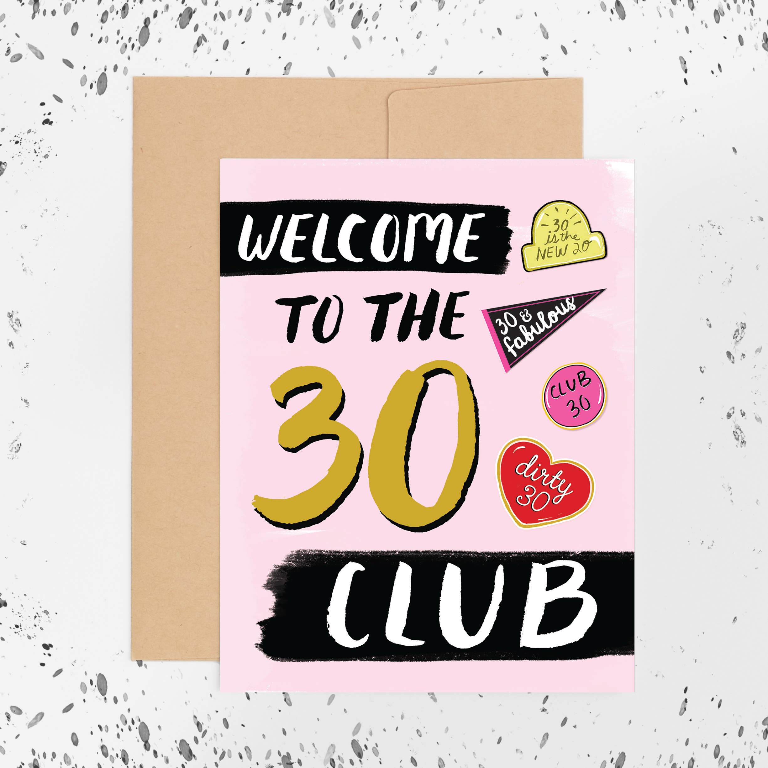 REMOVED BRAND - Wholesale Birthday Card - 30 Club Card0