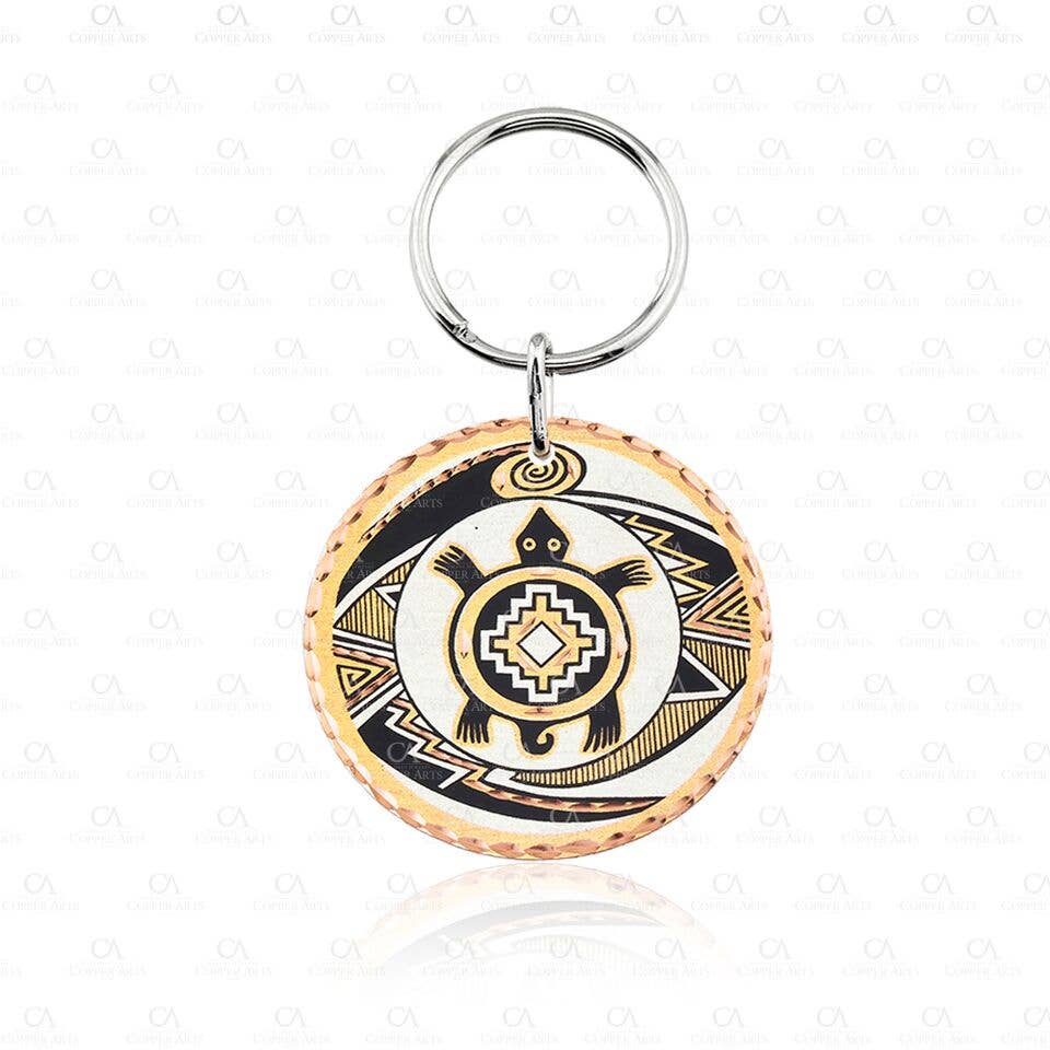COPPER ARTS INC. – Großhandel Schlüsselanhänger – Unisex – KC 79 Native Turtle Schlüsselanhänger