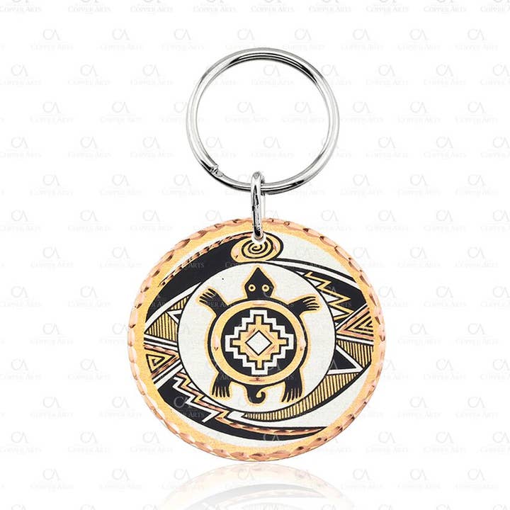 COPPER ARTS INC. – Großhandel Schlüsselanhänger – Unisex – KC 79 Native Turtle Schlüsselanhänger0