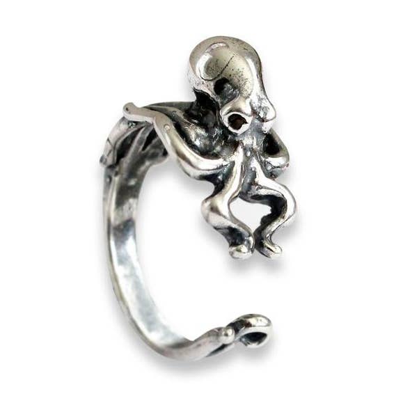 Octopus Ring - Sterling Zilver voor wholesale door Moon Raven Designs