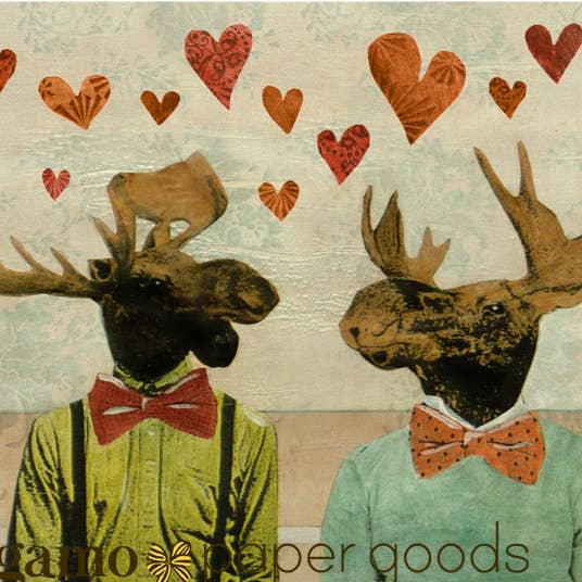 Pergamo Paper Goods – Engroshandel Kærlighedskort – Elg-kærlighedskort - Valentinsdag