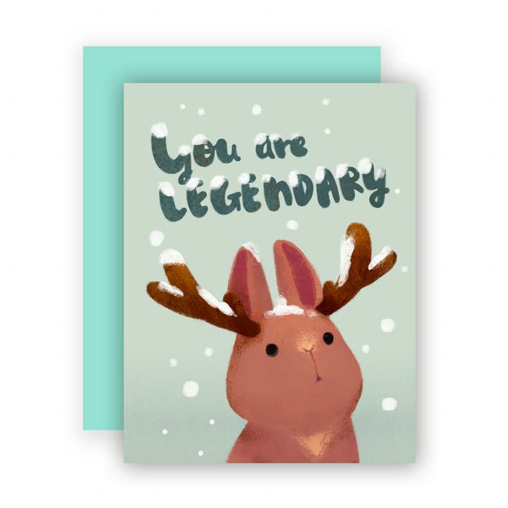 Jackalope Card for wholesale by The Little Red House