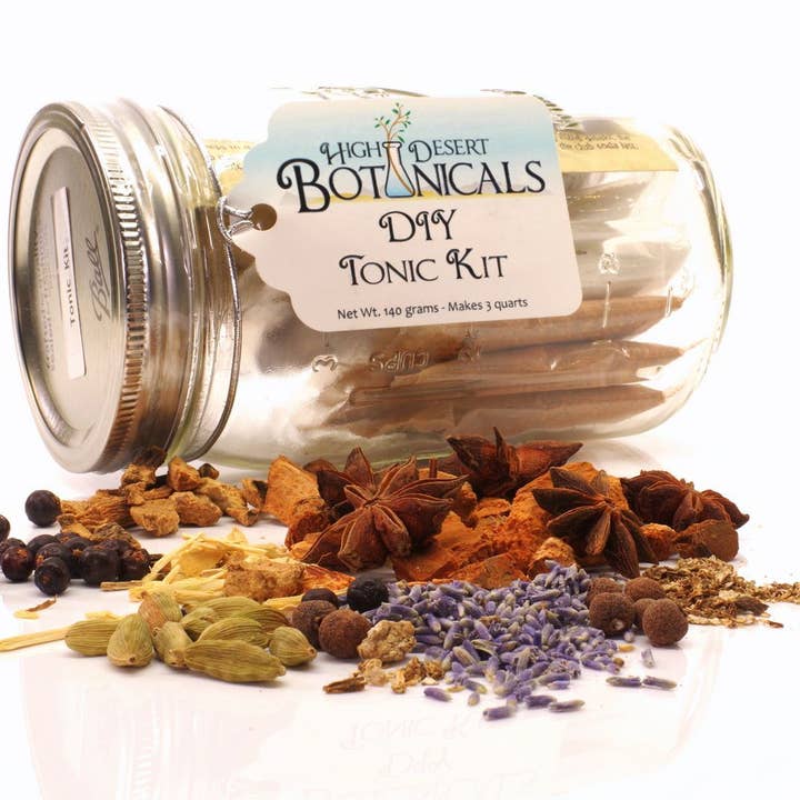 Tonic Syrup Kit for wholesale by High Desert Botanicals