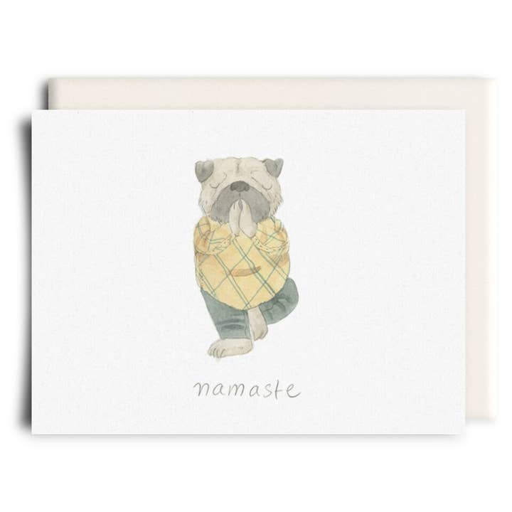 Tree Pose | Yoga Greeting Card for wholesale by Inkwell Cards
