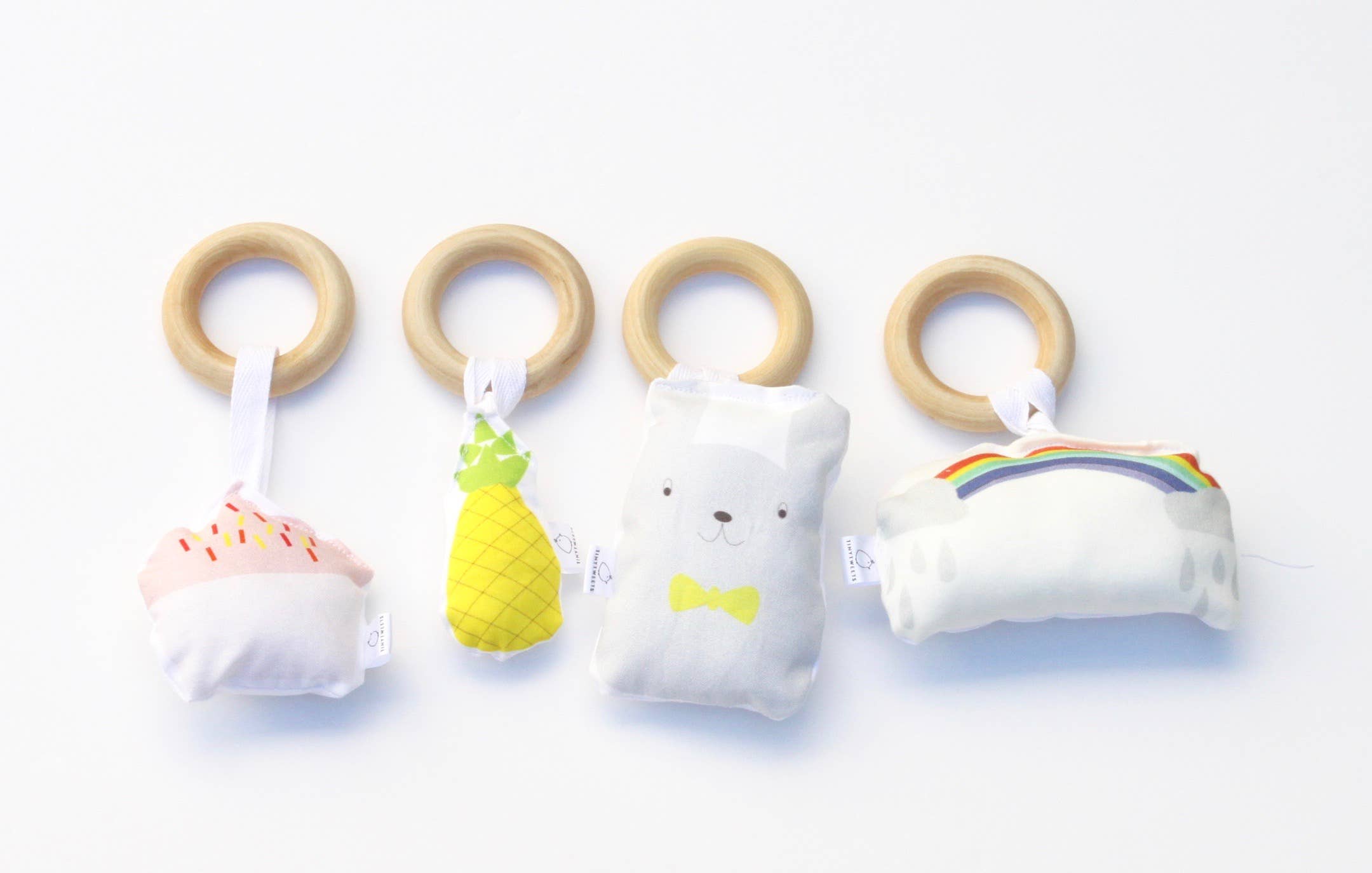 TinytweetsKids - Wholesale Teether (Not Clip-On) - Baby - Pineapple Teething Ring- Baby Teether- Teething Toy1