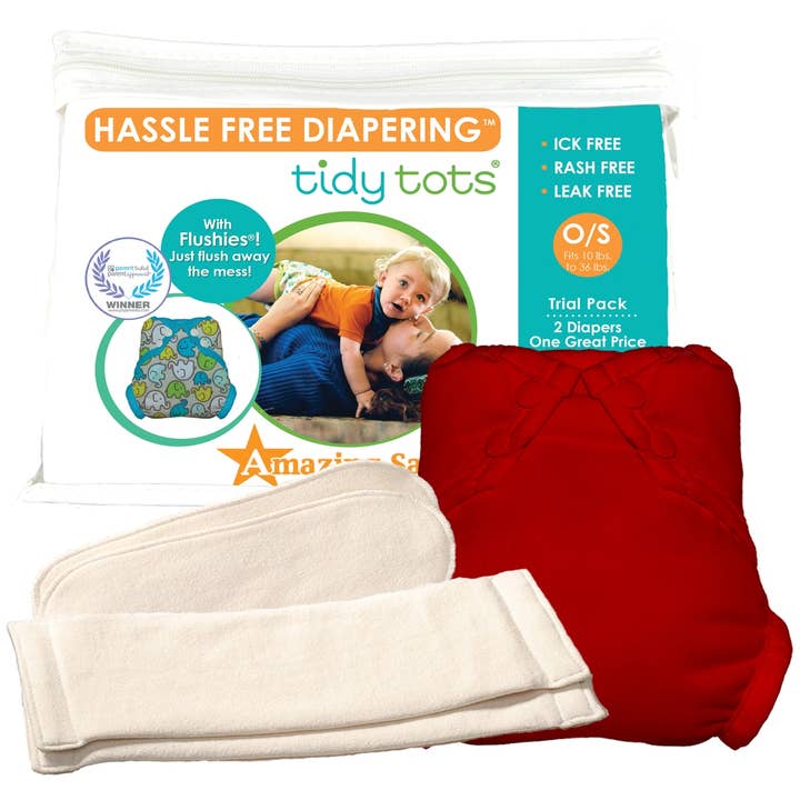 Kit d'essai - Rouge pour la vente par Tidy Tots Diapers