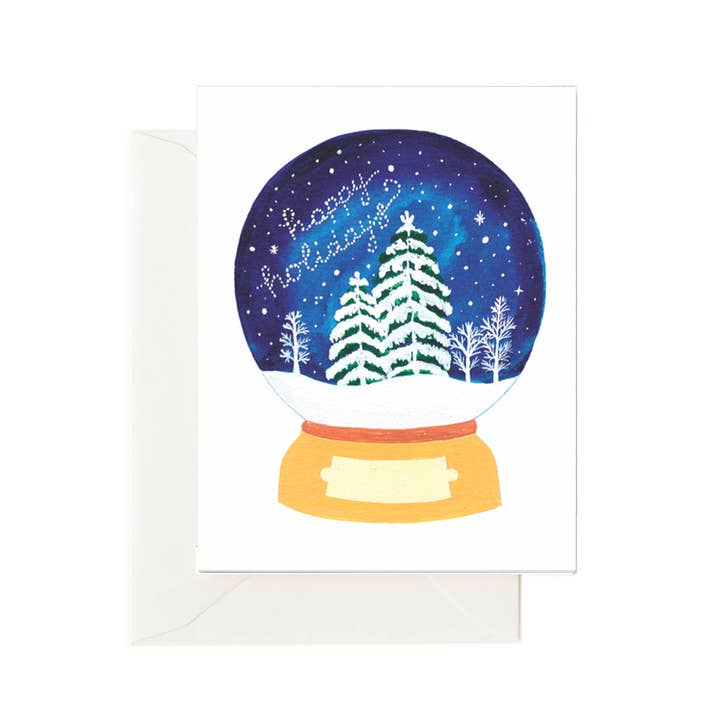 Snowglobe for wholesale by Forage Paper Co.