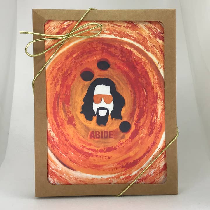 'Abide' : Gift Set of 5 Note Cards for wholesale by Sean Holloran Art