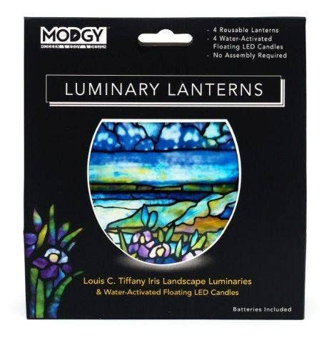 Modgy - Wholesale Lantern - Luminary - Louis C. Tiffany Iris Landscapes2