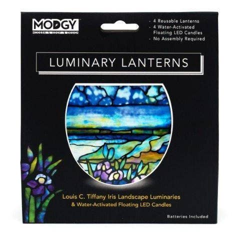 Modgy - Wholesale Lantern - Luminary - Louis C. Tiffany Iris Landscapes2