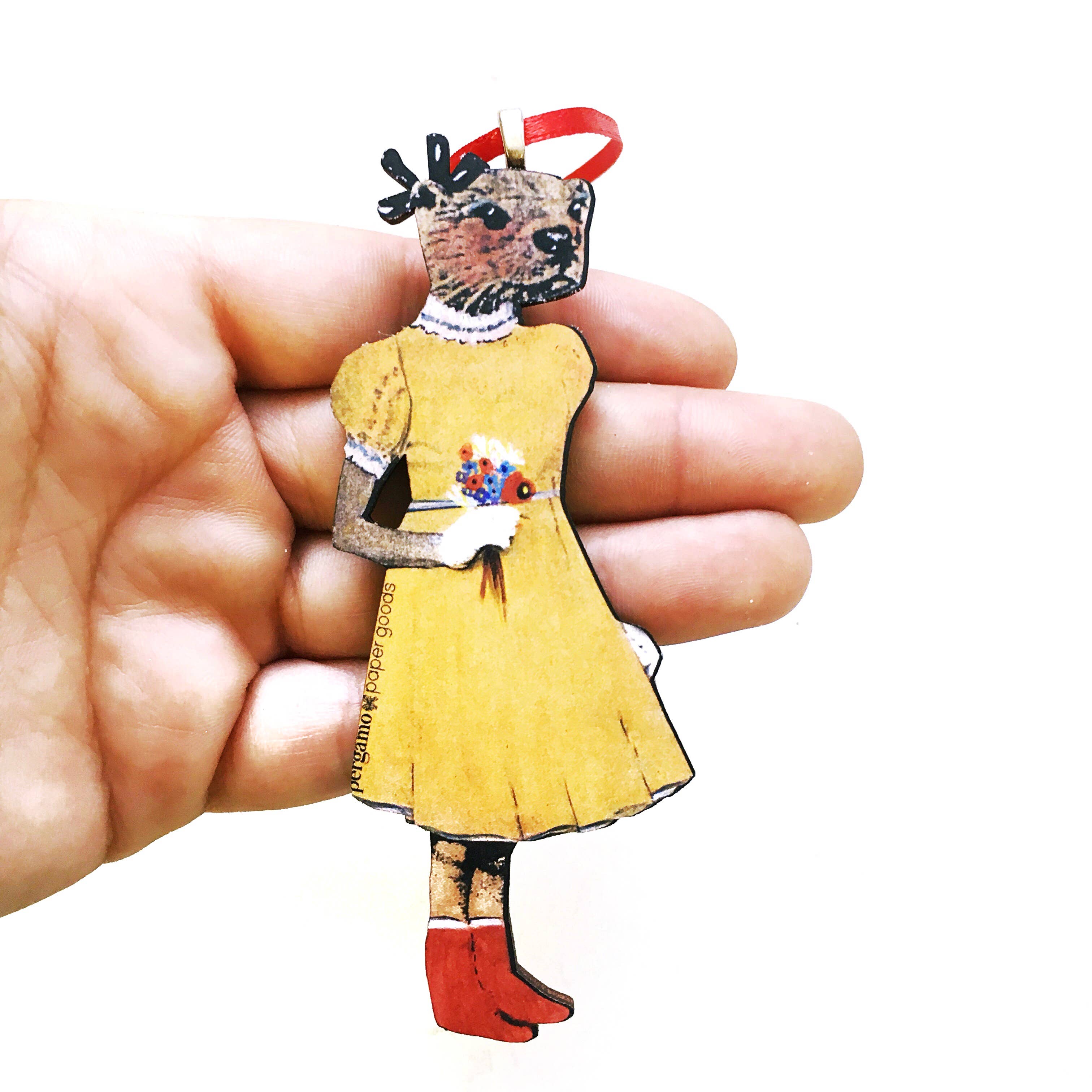 Pergamo Paper Goods – Engroshandel Pynt – Otter Julepynt1