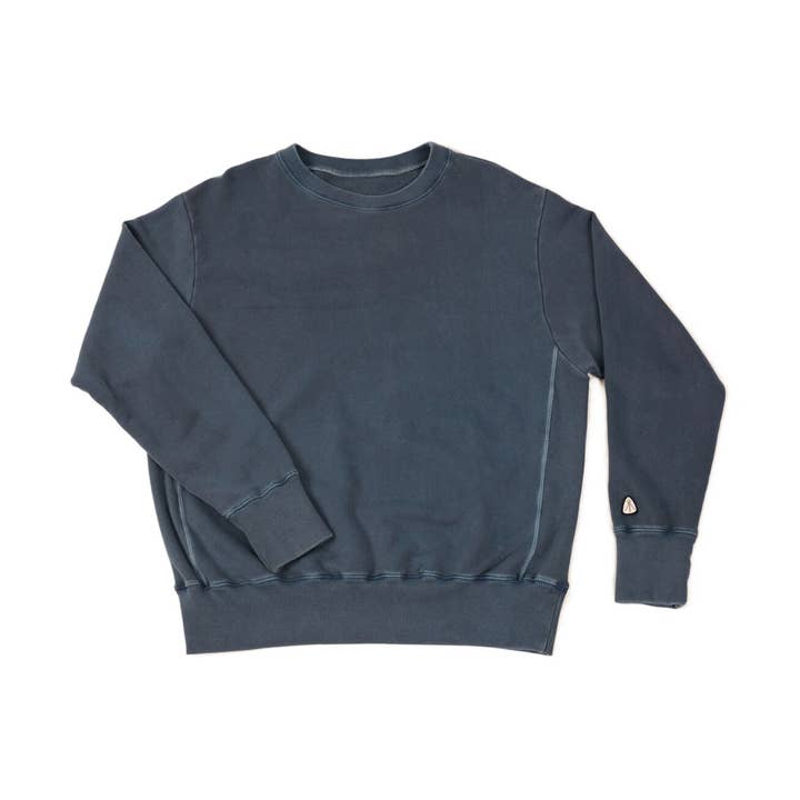 Marine Indigo Derek Printed Garment Sweatshirt for wholesale by KATAMA