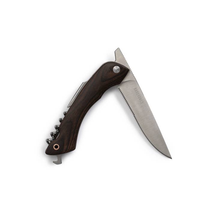 Barebones - Wholesale Pocket Knife/Holder - Provisions Corkscrew Knife