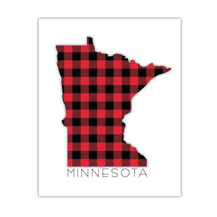 YayStationery - Lámina de pared con estampado artístico de Minnesota para venta al por mayor de YAY NOVELTY