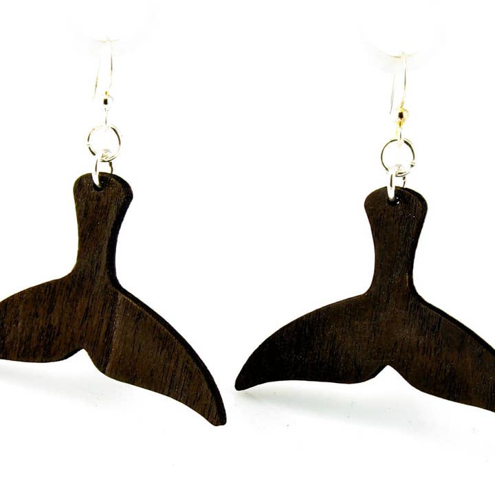 Whale Tail Earrings for wholesale by Green Tree Jewelry