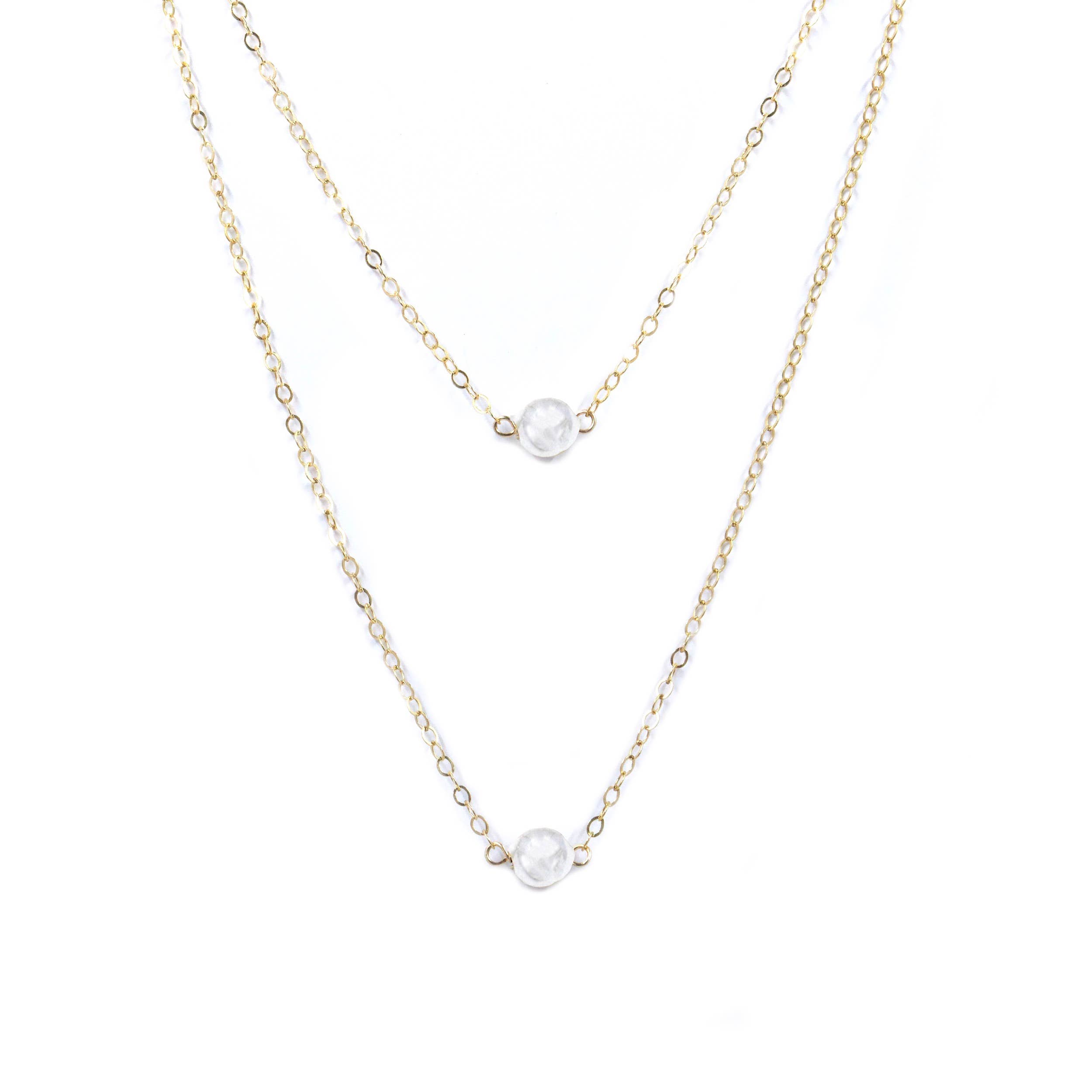 Bent by Courtney - Wholesale Pendant/Charm Necklace - Double Sphere1