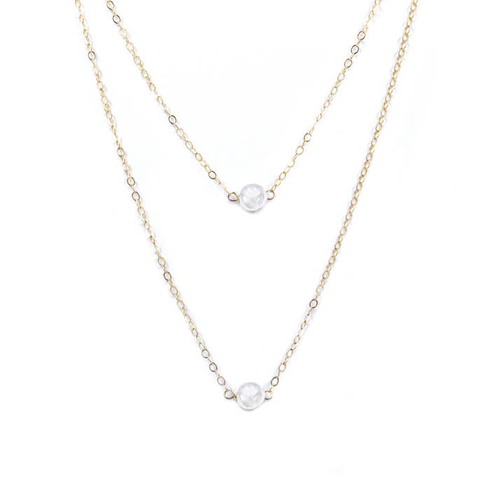 Bent by Courtney - Wholesale Pendant/Charm Necklace - Double Sphere1