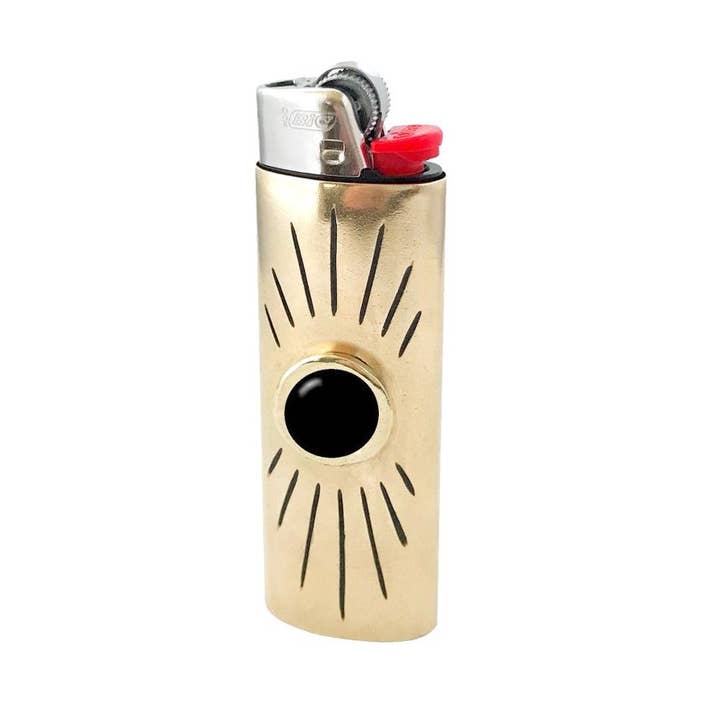 Therese Kuempel Jewelry - Wholesale Lighter - Bang Lighter Case With Black Onyx