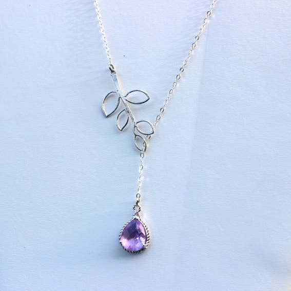 Laalee Jewelry – Engroshandel Lariat/Y-hal halskæde – Lavendel Lariat halskæde lilla lilla