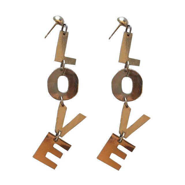 Love Dangle Earrings for wholesale by Sweet 1985