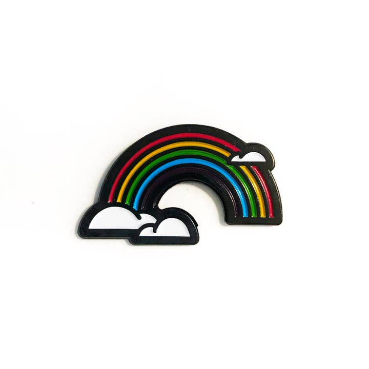 Rainbow Enamel Pin for wholesale by Kelly Renay
