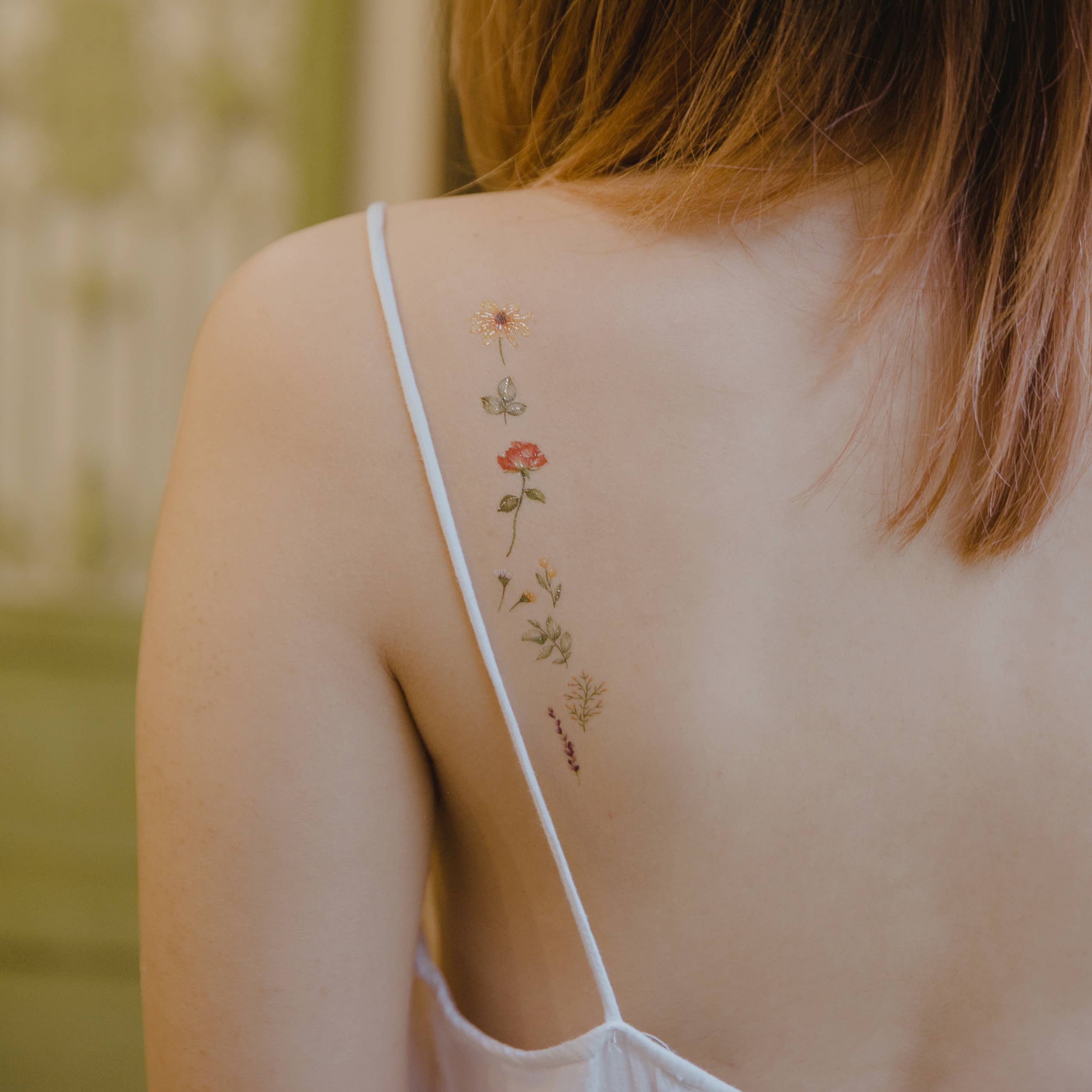 PAPERSELF – Tatuagem temporária por atacado – Adesivos de tatuagens temporárias de flores e frutas10