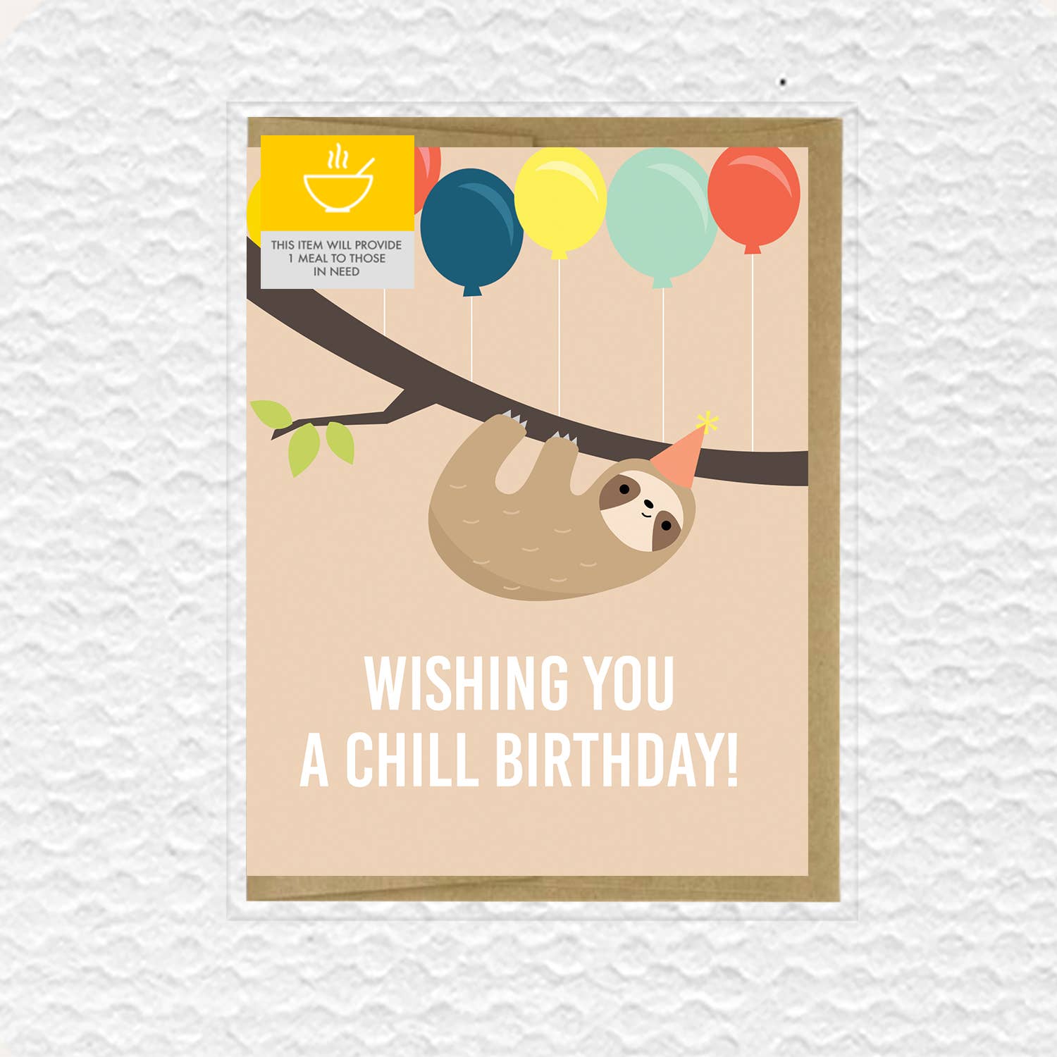 IMPAPER - Wholesale Birthday Card - Sloth Chill Birthday Card1
