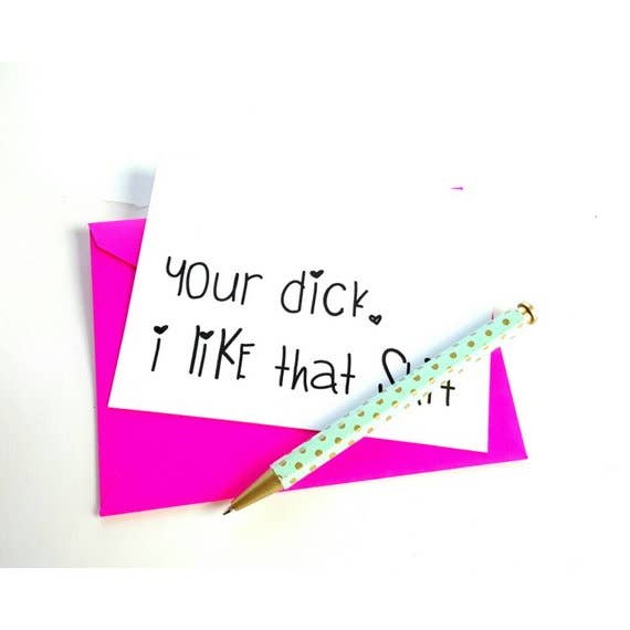 Ally Elle Cards - Wholesale Love Card - Your Dick