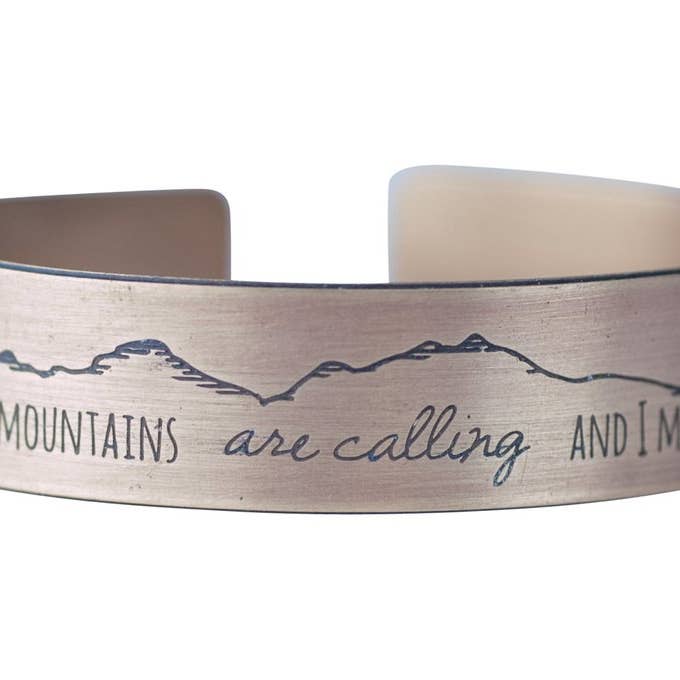 Gouden vulling - Bergen Calling Manchet voor wholesale door Krista Tranquilla Studio