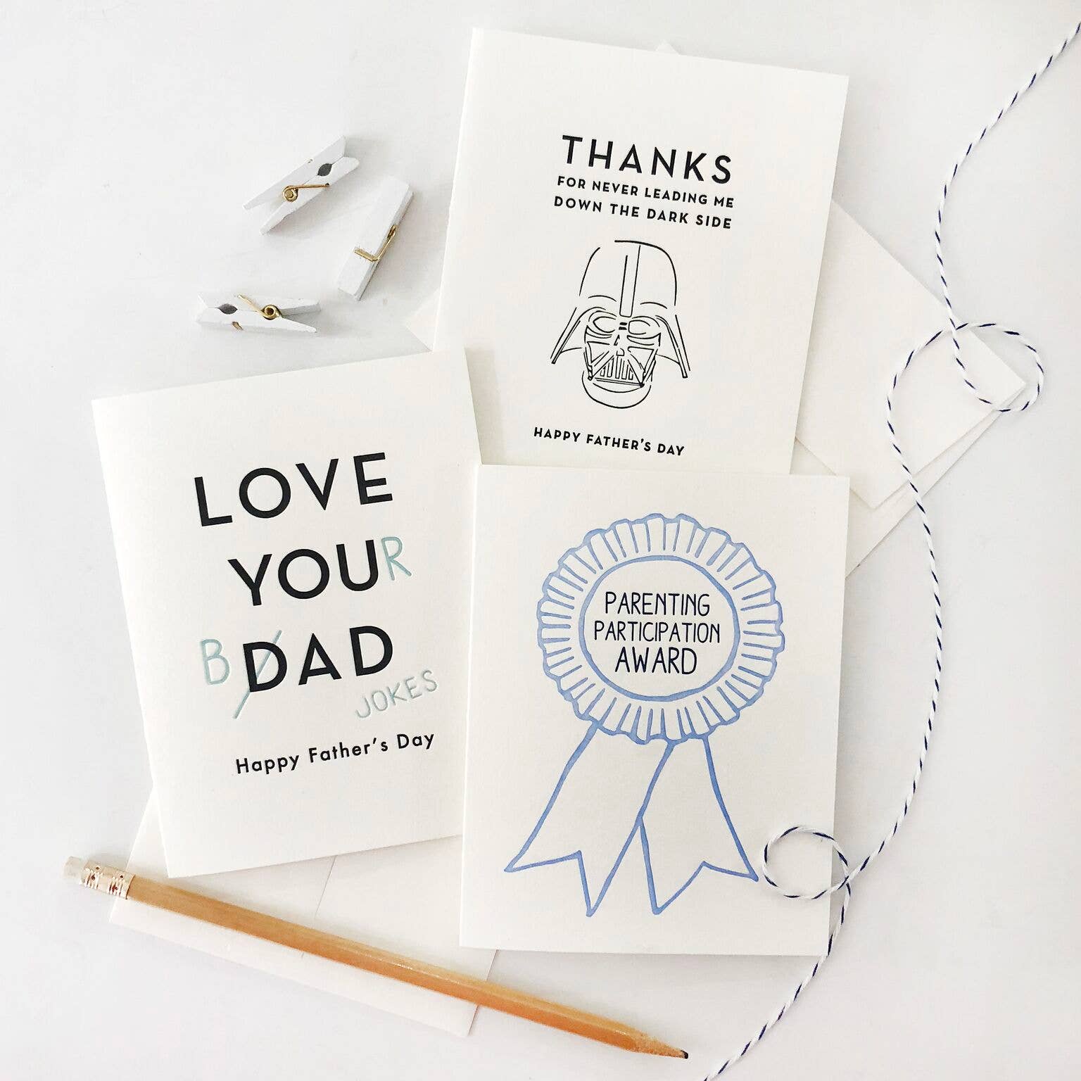 Steel Petal Press - Wholesale Father's Day Card - Dad Jokes - Letterpress Father's Day Greeting Card3