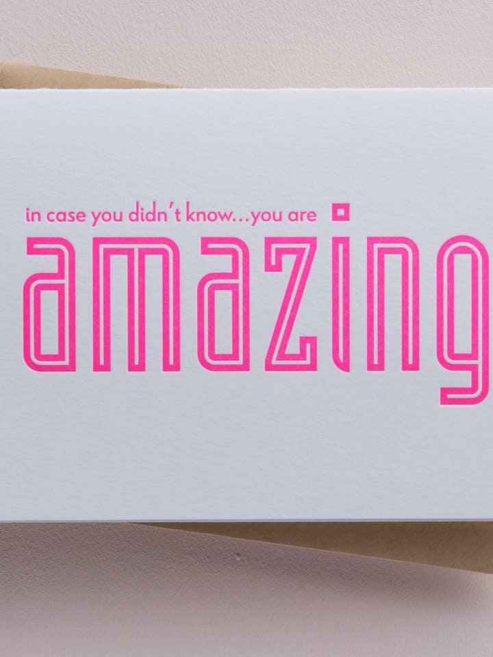 You Are Amazing Card - Graduation Greeting Card for wholesale by Richie Designs