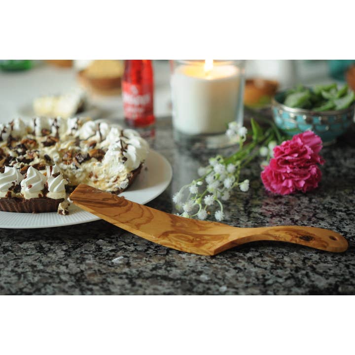 BeldiNest - Wholesale Spatula/Turner - Olive Wood Pizza Server, Pie Server Spatula2