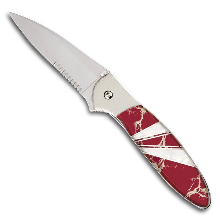 Santa Fe Stoneworks - Vente Couteau de poche/étui - Kershaw Couteau à bijoux poireaux - Combo