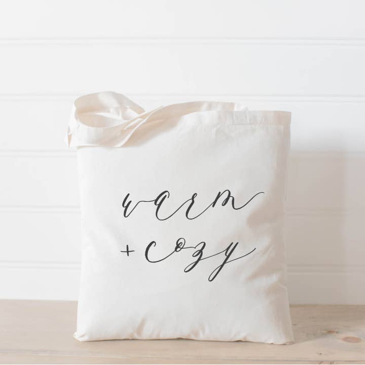 Warm and Cozy Tote Bag for wholesale by DWELL Home Shoppe
