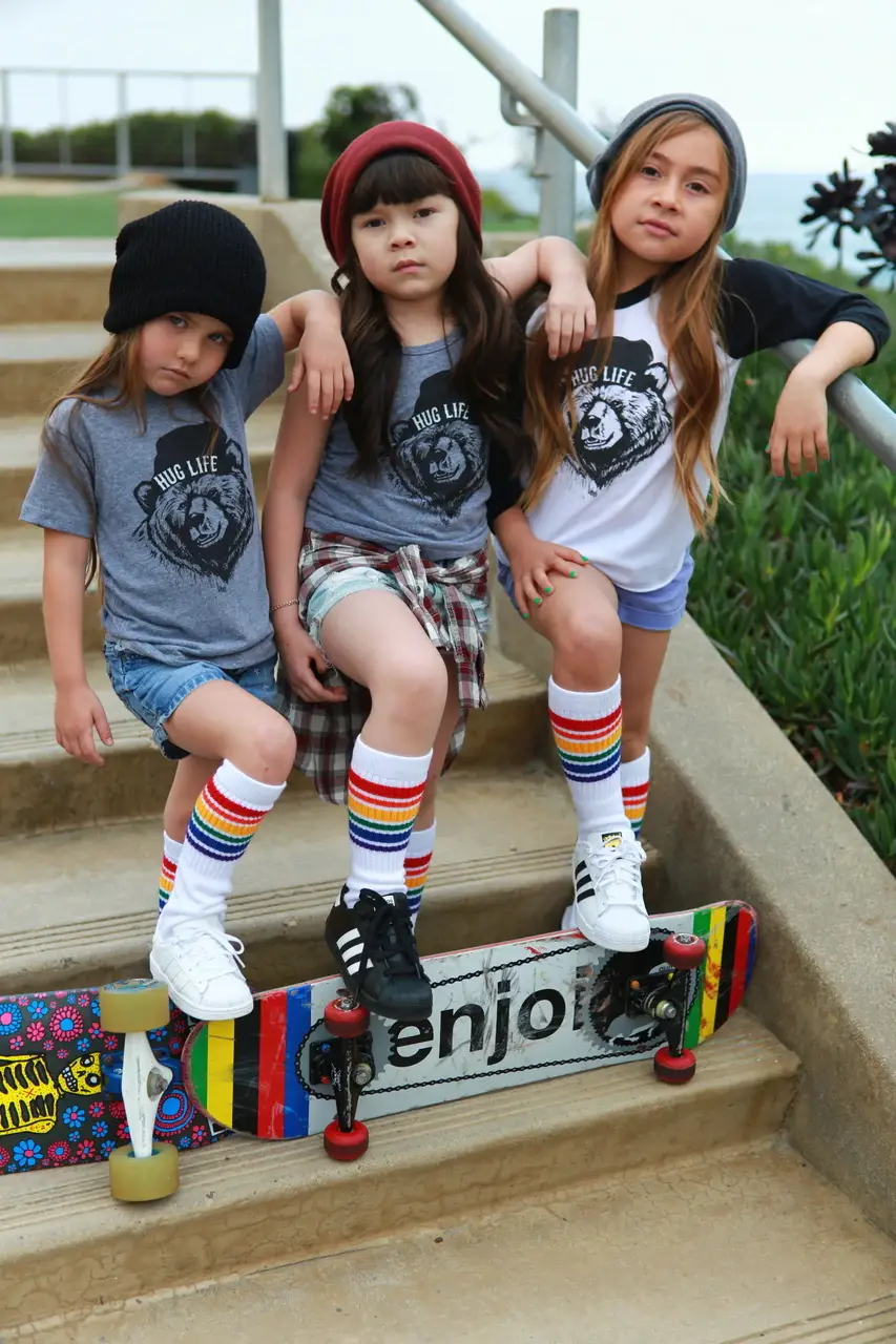 Pride Socks - Wholesale Socks - Kids - Kids Tube Socks- Fearless3