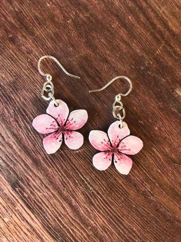 Green Tree Jewelry – Engroshandel Hængeøreringe og creoløreringe – Cherry Blossoms øreringe1