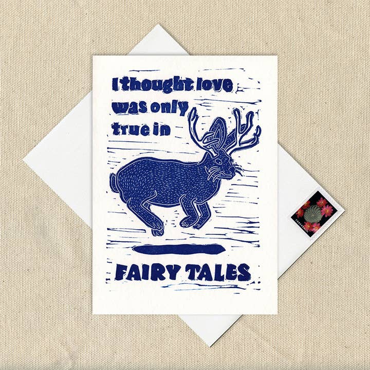 Jag trodde kärleken var bara sant i sagor Card för wholesale av The Wishing Well Workshop