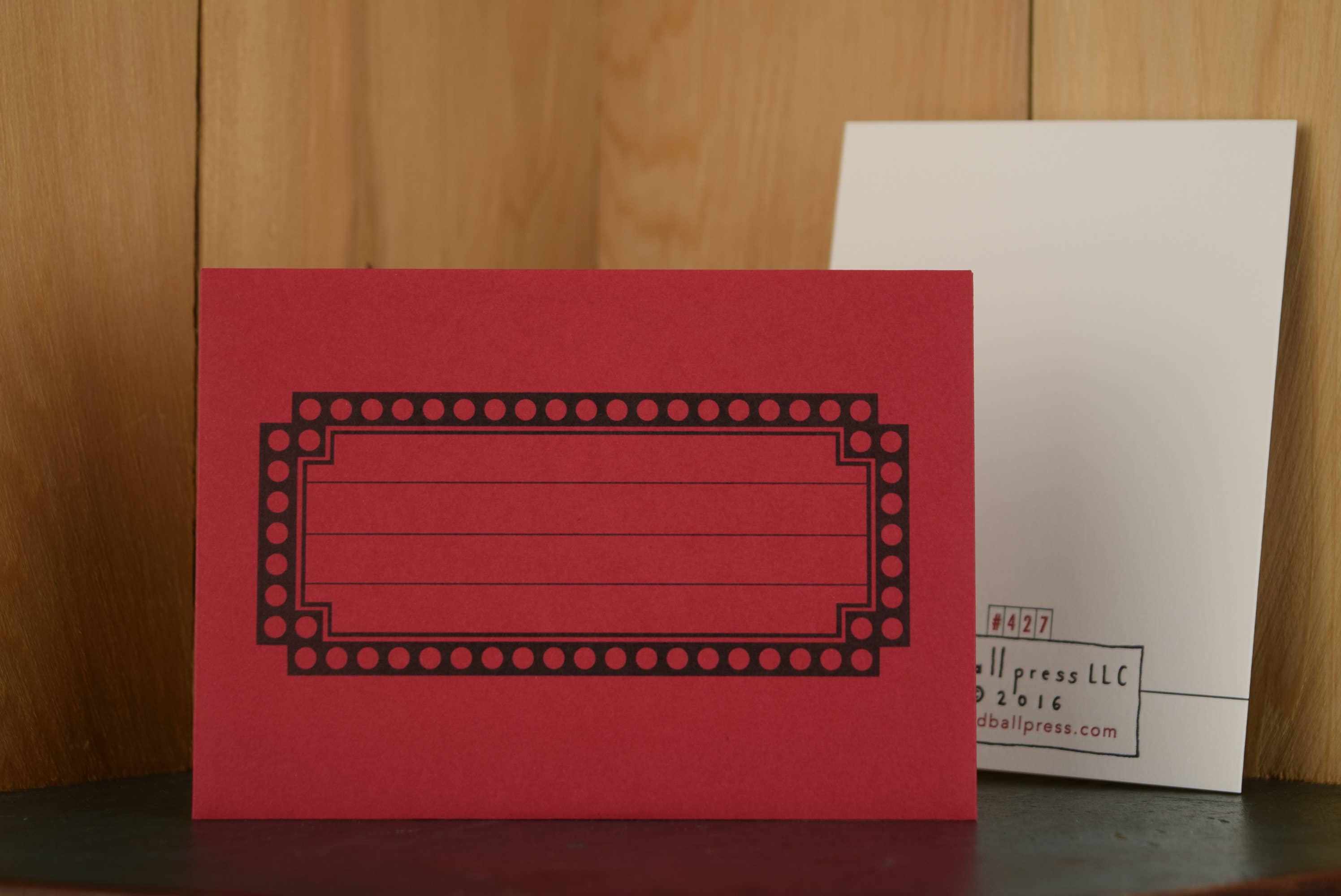 Oddball Press LLC - Wholesale Mother's Day Card - Marquee Mom Card2