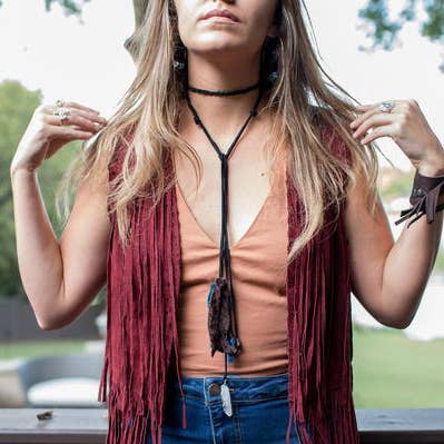 Fearless Memories Jewelry - Wholesale Outerwear Vest - Women's - Velvet Gypsy Wrap0