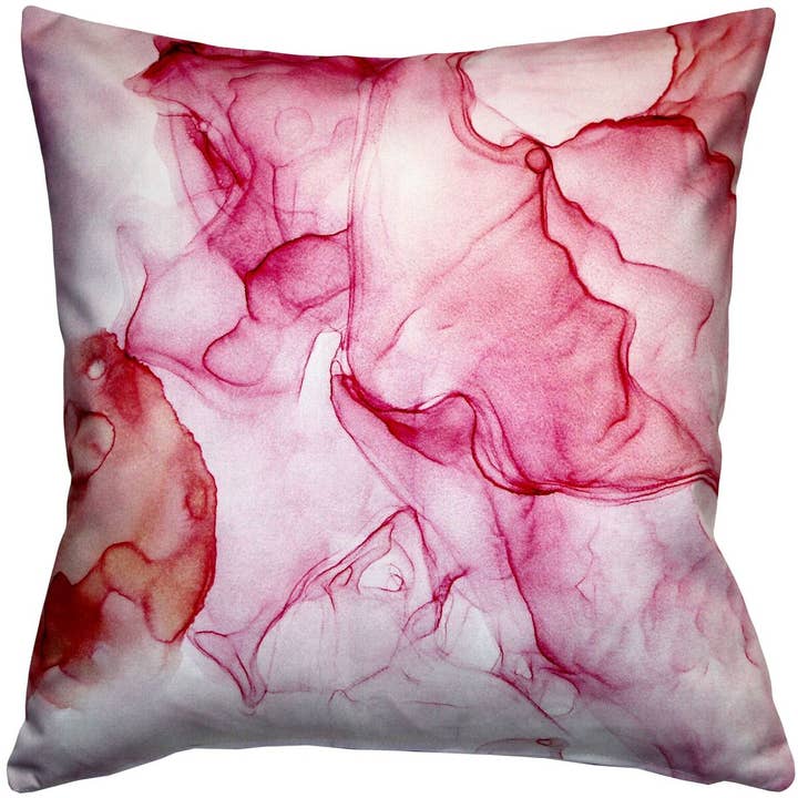 Karalina Khyber Haze - Cuscino copriletto rosso, 50,8 x 50,8 cm per la vendita all'ingrosso da parte di Pillow Decor