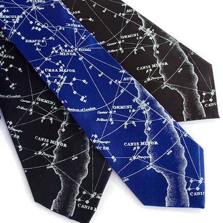 Cyberoptix Tie Lab - Wholesale Necktie - Men's - Milky Way Galaxy Necktie